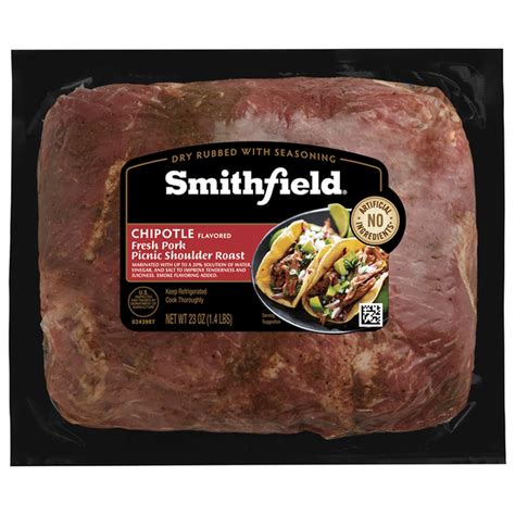 Smithfield Picnic Shoulder Roast Fresh Chipotle Flavored Pork Same Day Delivery Or Pickup Homeland Smithfield Picnic Shoulder Roast Fresh Chipotle Flavored Pork Same Day Delivery Or Pickup Homeland