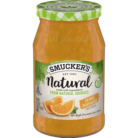 Smucker S Non Gmo Natural Orange Marmalade Fruit Spread Citrusy Flavor Perfect For Pb J 17 25 Ounces Walmart Com Smucker S Non Gmo Natural Orange Marmalade Fruit Spread Citrusy Flavor Perfect For Pb J 17 25 Ounces Walmart Com