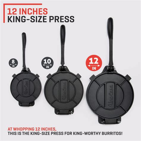 Snapklik Com Uno Casa Tortilla Press 12 Inch Cast Iron Heavy Duty Snapklik Com Uno Casa Tortilla Press 12 Inch Cast Iron Heavy Duty