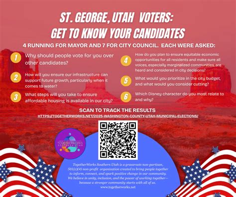 St George Utah Primary Candidates 2025 Municipal Elections St George Utah Primary Candidates 2025 Municipal Elections