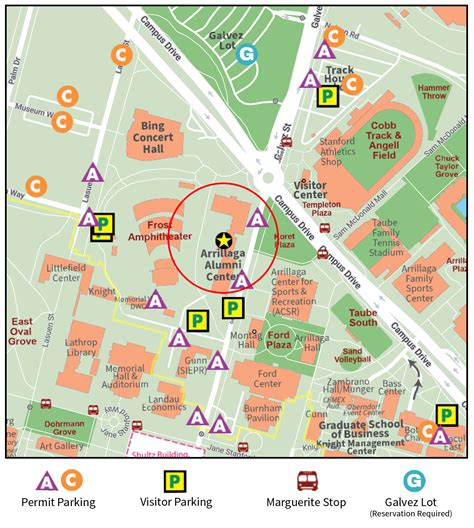 Stanford University Visitor Parking