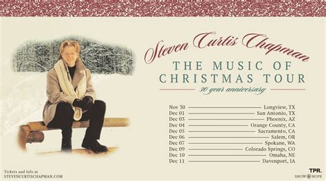 Steven Curtis Chapman The Music Of Christmas Tour Orange County