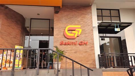 Store Front Bakmi Gm Logo Signage Brand Fast Food Restaurant Editorial Store Front Bakmi Gm Logo Signage Brand Fast Food Restaurant Editorial