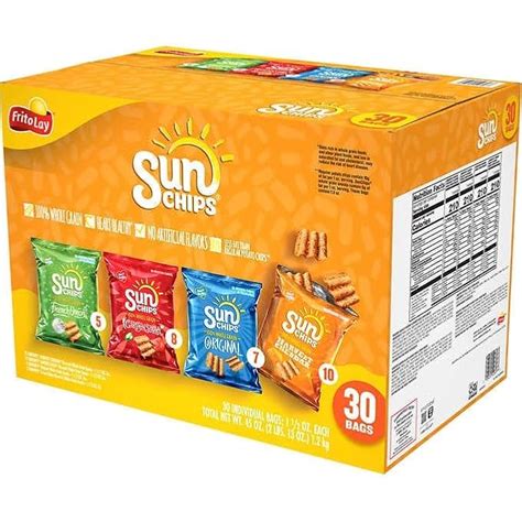 Sun Chips Whole Grain Variety Pack Chips 1 5 Oz X 33 Ct Delivery Near Me Doordash