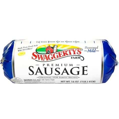 Swaggerty S Farm Premium Sausage Roll Mild 1Lb 16 Oz Kroger Swaggerty S Farm Premium Sausage Roll Mild 1Lb 16 Oz Kroger