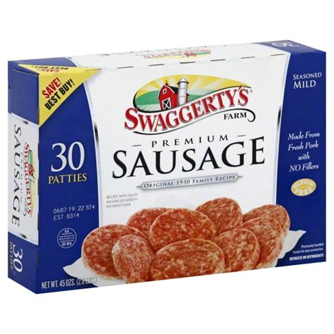 Swaggerty S Premium Hot Sausage Patties 45 Oz 30 Ct Delivery Near You Postmates Swaggerty S Premium Hot Sausage Patties 45 Oz 30 Ct Delivery Near You Postmates