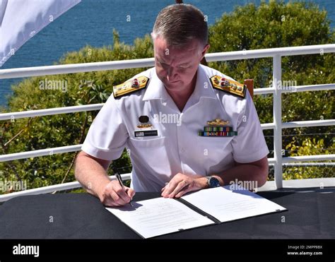 Sydney Australia Nov 10 2022 Rear Adm Ron Piret Commander Sydney Australia Nov 10 2022 Rear Adm Ron Piret Commander