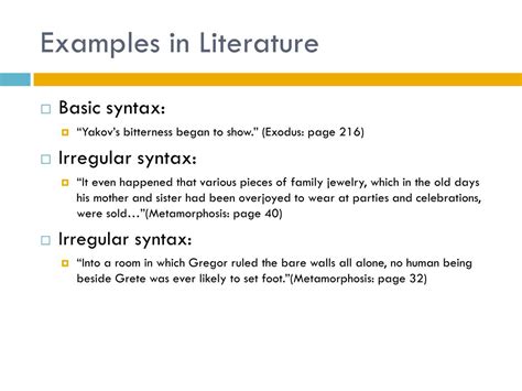 Syntax Definition Literature Uncovered: Quick Insights