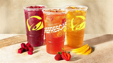 Taco Bell Has Officially Introduced Its Newest Lineup Of Energizing Beverages Rockstar Energy Refrescas The New Drinks Launched Nationwide On June 17 And Are Available For A Limited Time At Participating Locations Taco Bell Has Officially Introduced Its Newest Lineup Of Energizing Beverages Rockstar Energy Refrescas The New Drinks Launched Nationwide On June 17 And Are Available For A Limited Time At Participating Locations