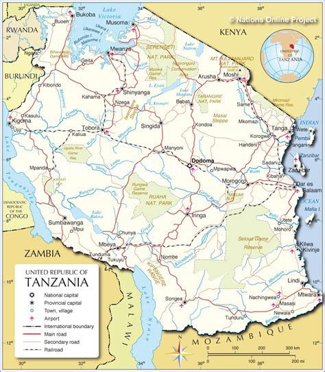 Tanzania Country Profile Nations Online Project Tanzania Country Profile Nations Online Project