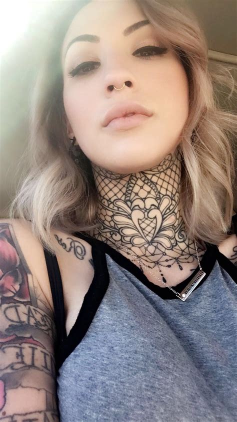 Tattoo Neck Piece By Sara Savage Ladylinework Neck Tattoos Women Tattoo Neck Piece By Sara Savage Ladylinework Neck Tattoos Women