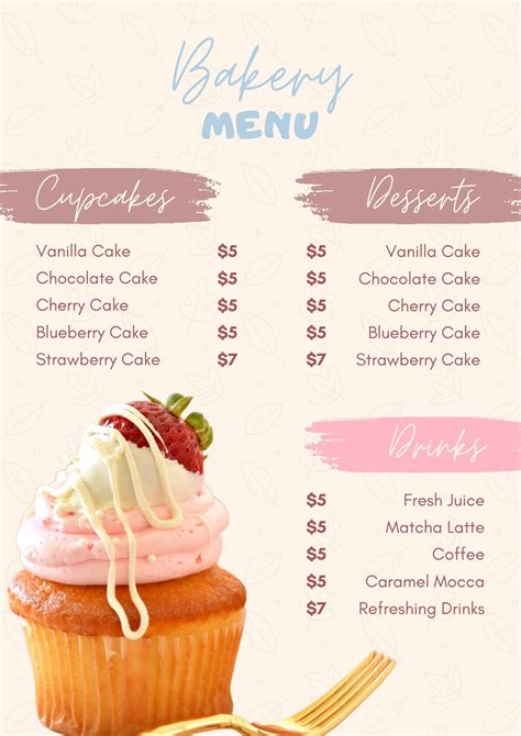 Templates Cake Shop Design Food Business Ideas Desserts Menu Templates Cake Shop Design Food Business Ideas Desserts Menu