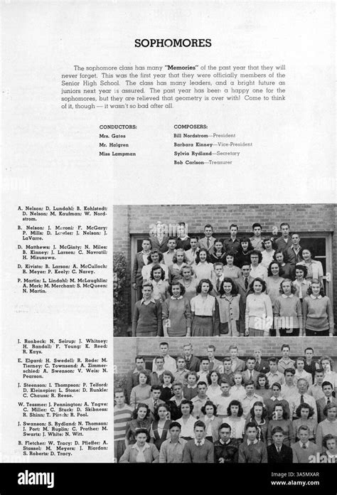 The Echowan Yearbook From 1945 Documents The Achievements Clubs