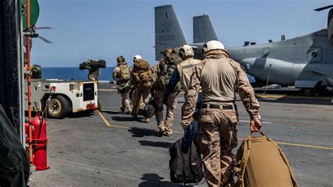 Thousands Of Marines And Sailors Deploy To Middle East To Deter Iran