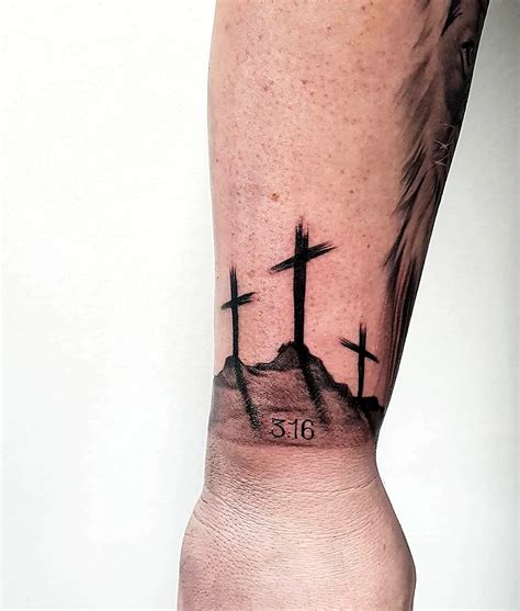 Three Crosses Tattoo Designs