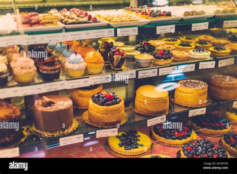 Tigard Oregon Oct 30 2019 Colorful Cakes On Shop Window For Sale At Whole Foods Market Inc Stock Photo Alamy