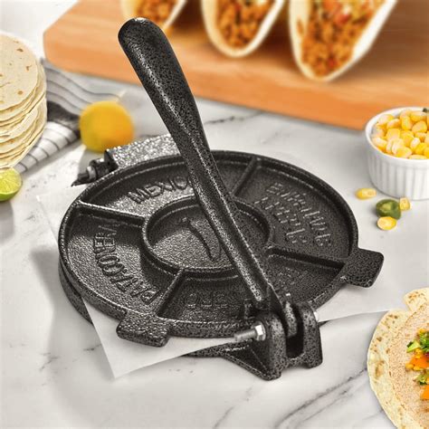 Tortilla Press 8 Inch Tortilla And Roti Maker Cast Iron Heavy Duty Tortilla Press 8 Inch Tortilla And Roti Maker Cast Iron Heavy Duty