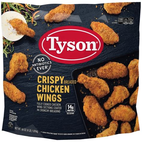 Tyson Wing Stingers Fully Cooked Breaded Bone In Chicken Wing Tyson Wing Stingers Fully Cooked Breaded Bone In Chicken Wing