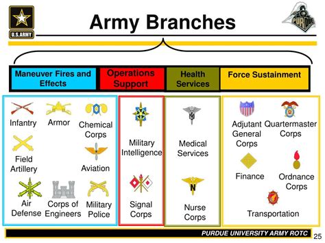 U S Army Branches Army Rotc U S Army Branches Army Rotc