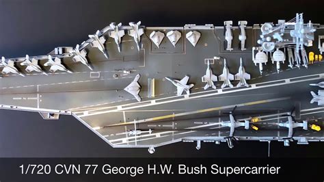 U S S George H W Bush Cvn 77 1 720 Kit Historic Aviation Collectibles U S S George H W Bush Cvn 77 1 720 Kit Historic Aviation Collectibles