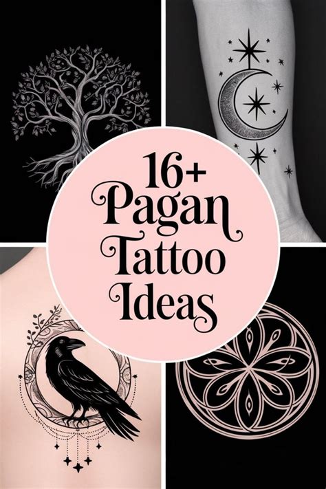 Unique Pagan Tattoo Designs Pagan Tattoo Wiccan Tattoos Mystical