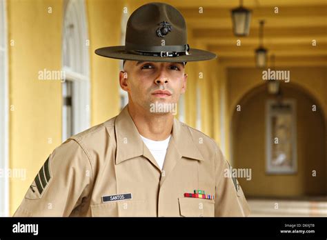 Us Marine Corps Drill Instructor Sgt Angel A Santos At Marine Corps Us Marine Corps Drill Instructor Sgt Angel A Santos At Marine Corps