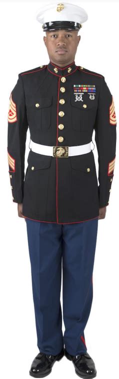 Usmc Male Enlisted Blue Dress Bluewhite Dress Uniform Usmc Male Enlisted Blue Dress Bluewhite Dress Uniform