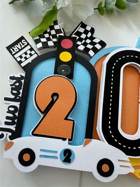 Vintage Car Cake Topper Two Fast Cake Topper Light Up Cake Topper Vintage Race Car Race Car Topper Race Car Bday Two Fast Two Furious Etsy