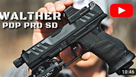 Walther Arms Pdp Pro Sd 9Mm Compact 4 6 Fde Optics Ready Threaded Barrel Duke S Sport Shop Inc