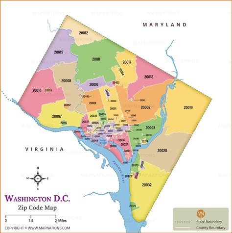 Washington Dc Zip Code Map 2026