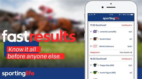 We Want Users To Help Test Our New Sporting Life Fast Results App