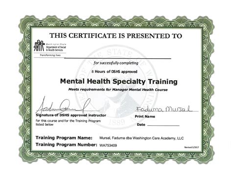 What Is A Behavioral Health Certificate
