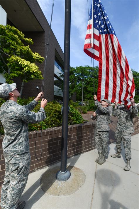 What To Do When Reveille Retreat And Taps Is Played On Base Hanscom Air Force Base Display