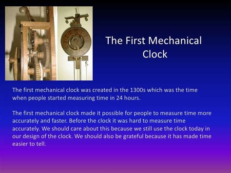 Who Invented The First Mechanical Clock In The Renaissance At Hannah