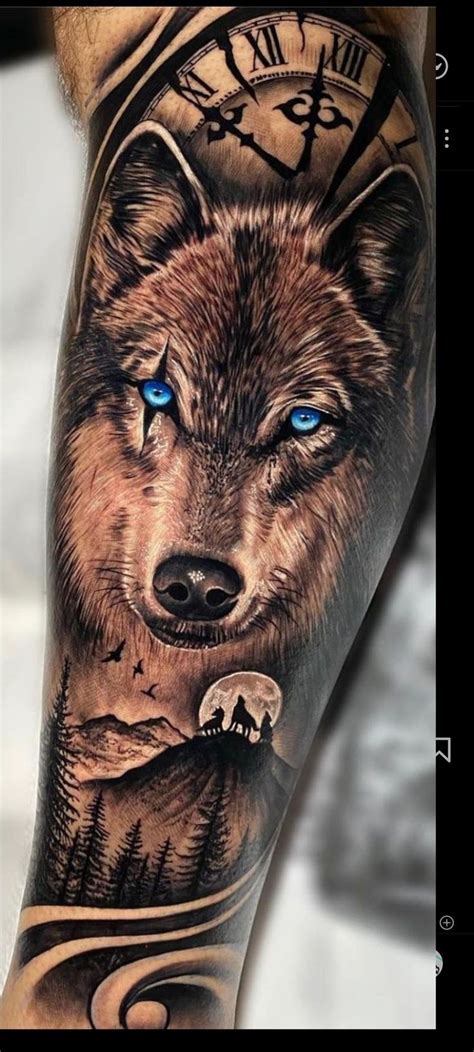 Wolf Tattoo Sleeve