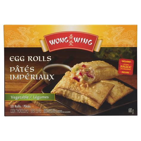 Wong Wing Frozen Vegetable Egg Rolls 680 G Voil Online Groceries
