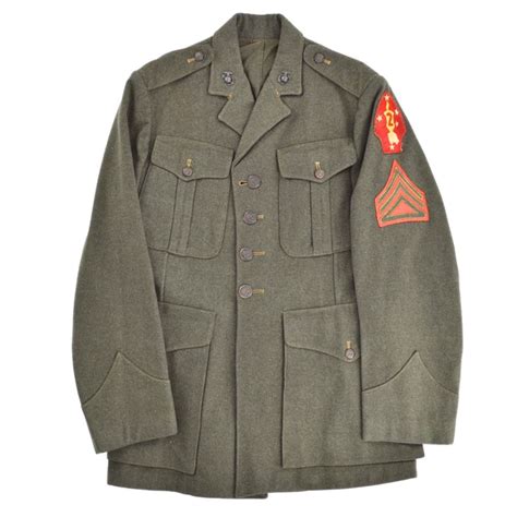 Wwii Ww2 Usmc Marine Corps Service Dress Uniform Wool Jacket Identified Wwii Ww2 Usmc Marine Corps Service Dress Uniform Wool Jacket Identified