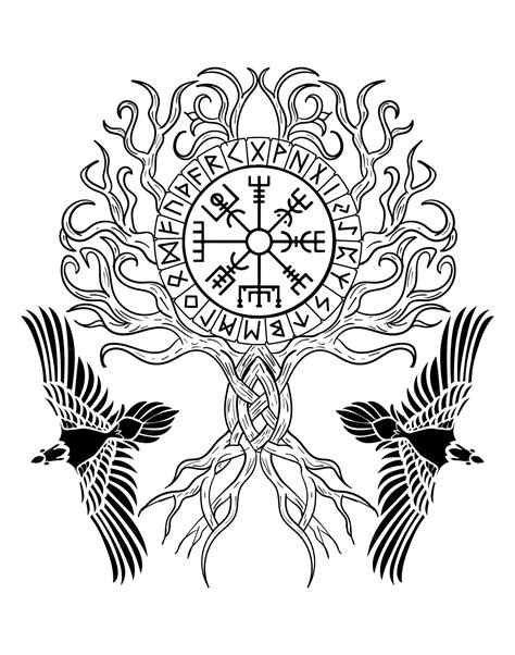 Yggdrasil Symbol Tattoo Yggdrasil Symbol Tattoo