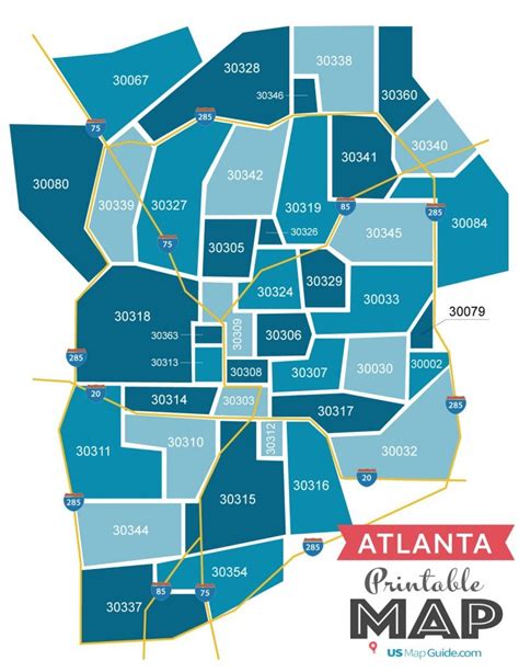 Zip Code Atlanta Usa
